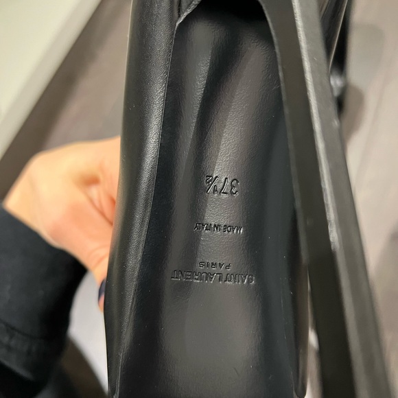 YSL black leather Ladies shoe ( platform pump ) in size 37.5 New condition - Picture 3 of 11